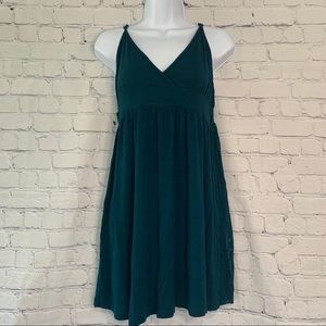Forever 21 Teal spaghetti strap dress size medium